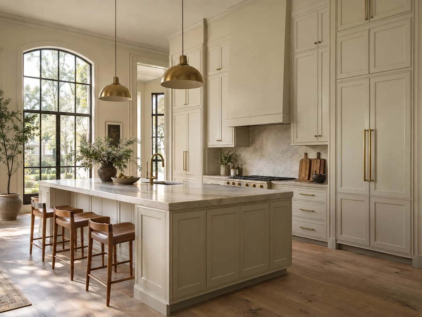 Alba illustrative island kitchen based on selected RTA catalogue modules
