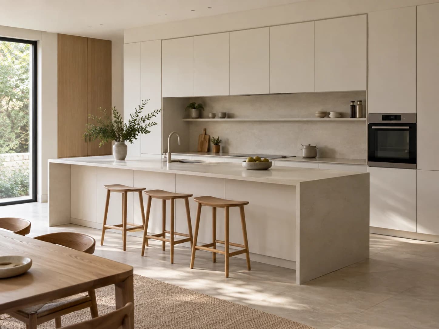 Serena illustrative island kitchen based on selected RTA catalogue modules